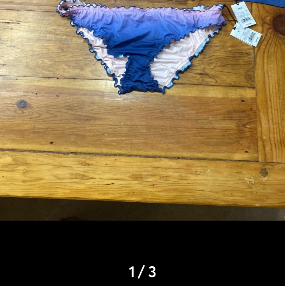 Shade and Shore blue ombre bikini bottoms